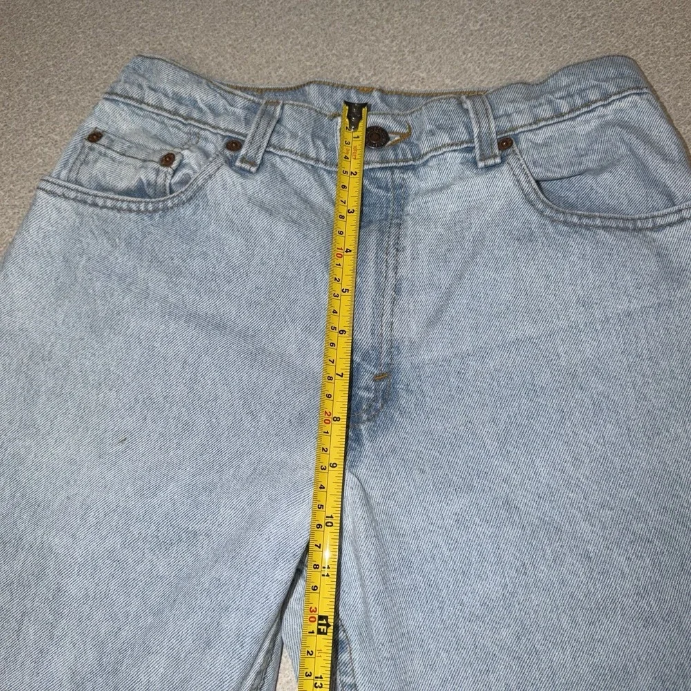 Vintage Levi's 550 Light Wash Relaxed‎ Fit Taper Womens Size 11 Med 28x30